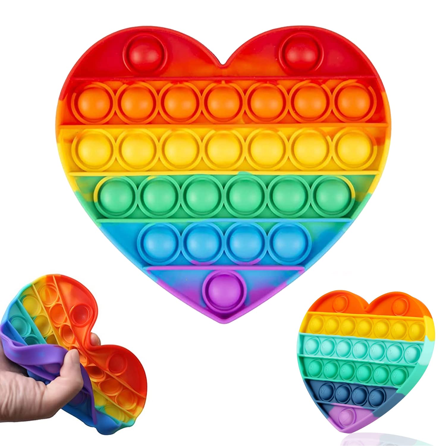 4608A Rainbow H Fidget Toy used in all kinds of household places specially for kids and children’s for playing purposes. 4608A Rainbow H Fidget Toy used in all kinds of household places specially for kids and children’s for playing purposes.